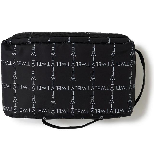 V12 ゴルフ 2026 シューズケース TYPO GRID SHOES CASE V122610-BG07 ヴィ・トゥエルヴ【新品】26SS シューズバッグ 靴入れ ゴルフ用バッグ ロゴ メンズ レディース ユニセックス UNISEX 男女兼用 男女共用 V12 GOLF JAN3_2