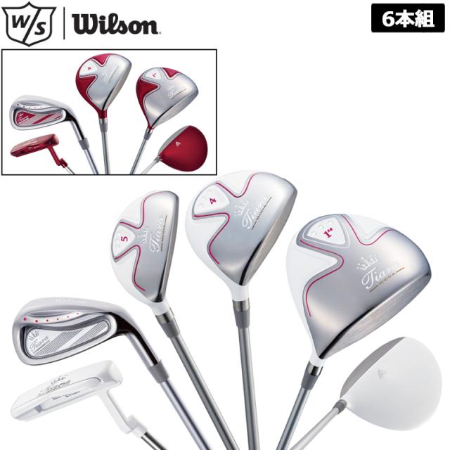 Wilson】新品キャディバッグとゴルフクラブ5本セット