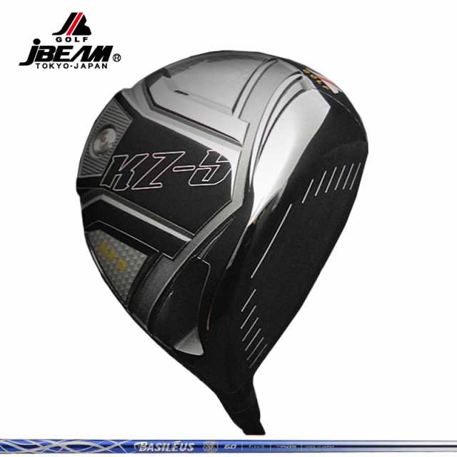 JBEAM KZ-5 ドライバー バシレウス アルファII 装着【カスタム】【新品】 Jビーム GOLF シャフト 地クラブ αII