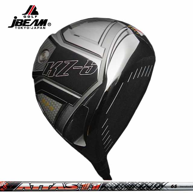 【カスタム】JBEAM KZ-5 ドライバー UST Mamiya ATTAS 11 装着【新品】 Jビーム GOLF シャフト マミヤ アッタス