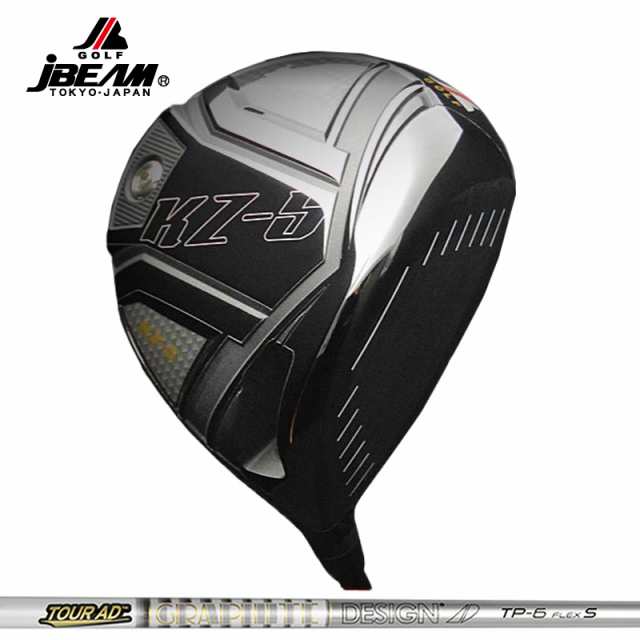 JBEAM KZ-5 ドライバー グラファイトデザイン TourAD TP 装着【カスタム】【新品】 Jビーム GOLF シャフト GRAPHITE DESIGN 地クラブ