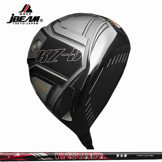 JBEAM KZ-5 ドライバー グラビティ ウイルスコンポ 装着【カスタム】【新品】 Jビーム GOLF シャフト 地クラブ GRAVITY Virus Compo ウィ