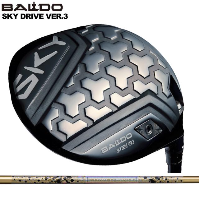 バルド 2025 スカイ ドライブ ドライバー VER.3 可変式 グラビティ ワクチンコンポ GR38 premium 装着 WACCINE Compo 【カスタム】【新品】 BALDO DRIVER SKY DRIVE 3 スリー 地クラブ ゴルフ