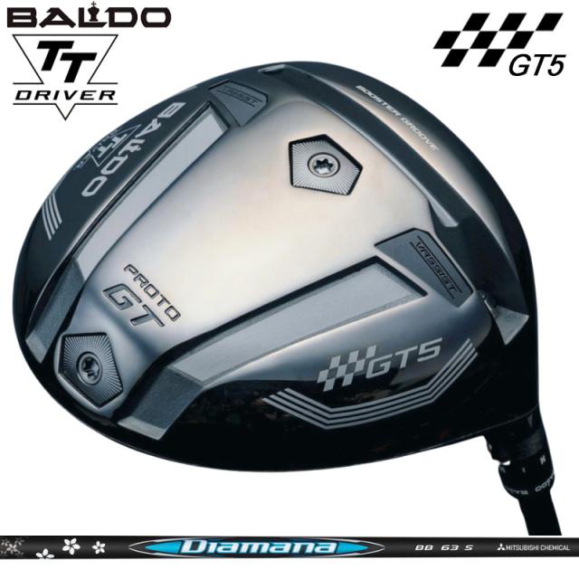 バルド 2025 TT ドライバー GT5 DEEP プロト 可変式 三菱ケミカル Diamana BB 装着 ディアマナ 【カスタム】【新品】 BALDO DRIVER ディープ PROTO 地クラブ ゴルフ