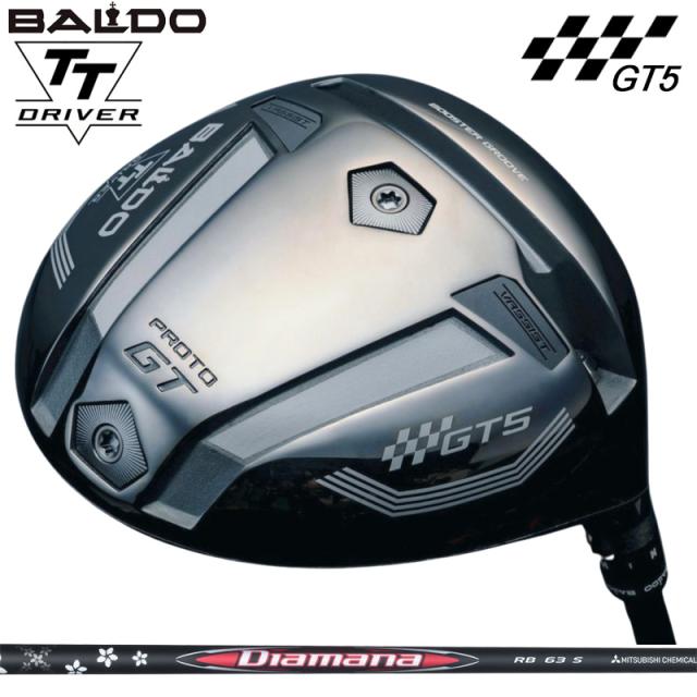 バルド TT ドライバー GT5 DEEP プロト 可変式 三菱ケミカル Diamana RB 装着 ディアマナ 【カスタム】【新品】 BALDO DRIVER ディープ PROTO 地クラブ ゴルフ