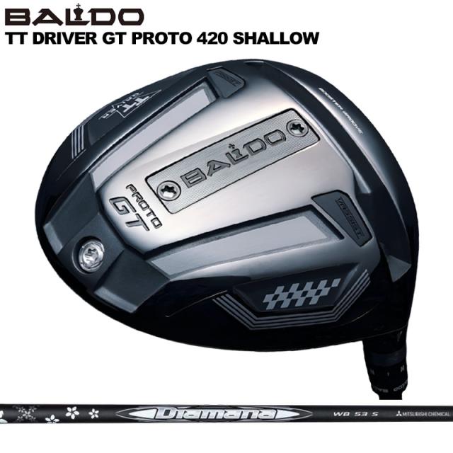 バルド 2025 TT ドライバー GT プロト 420 シャロー 可変式 三菱ケミカル Diamana WB 装着 ディアマナ 【カスタム】【新品】 BALDO DRIVER PROTO SHALLOW 地クラブ ゴルフ の通販は 72,600円