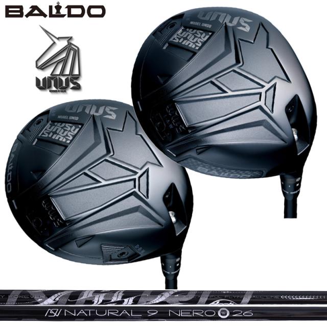 バルド 2026 UNUS ドライバー DD SD 可変式 ARCH Natural 9 NERO 装着 アーチ ネロ ナチュラル9 【カスタム】【新品】 BALDO DRIVER ウヌス 地クラブ ゴルフ