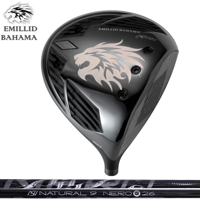 エミリッド バハマ CV10S BLACK ドライバー ARCH Natural 9 NERO 装着 アーチ ネロ ナチュラル9 【カスタム】【新品】 EMILLID BAHAMA CV-10 S ブラック シャフト 地クラブ