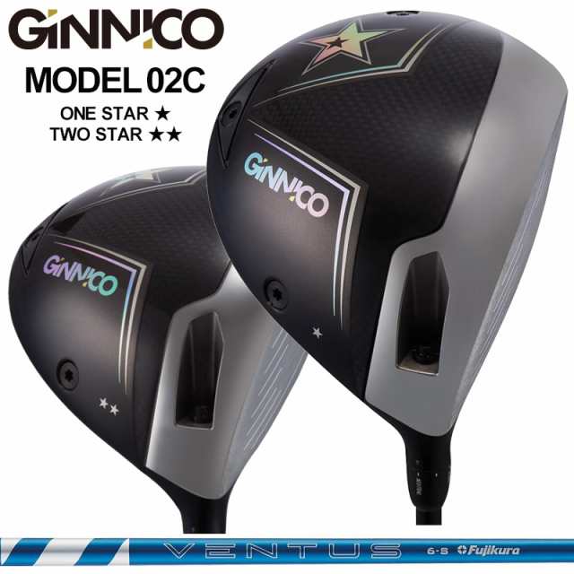 GINNICO MODEL02C 可変式 ドライバー Fujikura 24 VENTUS BLUE 装着 フジクラ ベンタスブルー ジニコ モデル02C Driver One Star / Two s