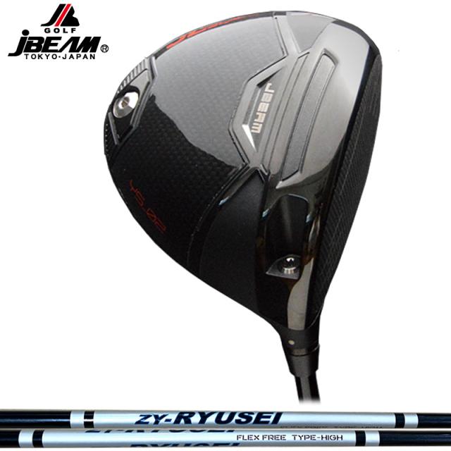JBEAM 2025 JL BLACK ドライバー JBEAM ZY-RYUSEI SHAFT 装着 Jビーム ワンフレックス 【カスタム】【新品】 Jビーム ジェイ エル ブラック ジェーエル BK GOLF シャフト 地クラブ