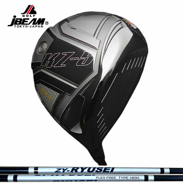 JBEAM KZ-5 ドライバー ZY-RYUSEI SHAFT 装着 Jビーム ワンフレックス 【カスタム】【新品】 Jビーム GOLF シャフト 地クラブ サムライ Z