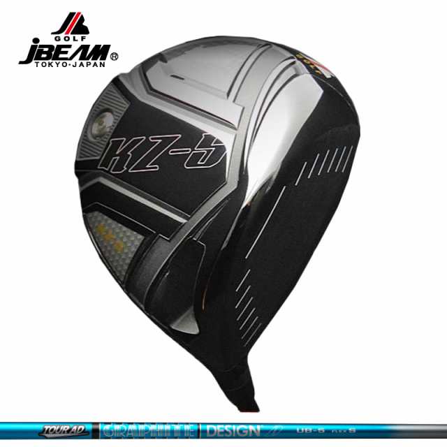 JBEAM KZ-5 ドライバー グラファイトデザイン TourAD UB 装着【カスタム】【新品】 Jビーム GOLF シャフト ツアーAD 地クラブ