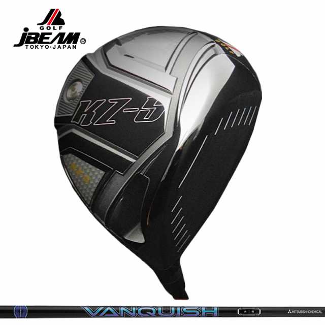 JBEAM KZ-5 ドライバー 三菱ケミカル VANQUISH 装着【カスタム】【新品】 Jビーム GOLF シャフト ヴァンキッシュ 地クラブ