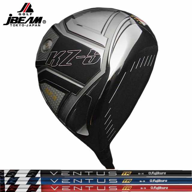 JBEAM KZ-5 ドライバー Fujikura VENTUS TR 装着【カスタム】【新品】 Jビーム GOLF シャフト フジクラ ベンタス 地クラブ