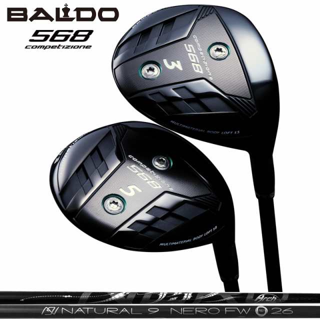 バルド COMPETIZIONE 568 フェアウェイウッド ARCH Natural 9 NERO FW 装着 アーチ ネロ ナチュラル9 BALDO コンペチオーネ FAIRWAY WOOD