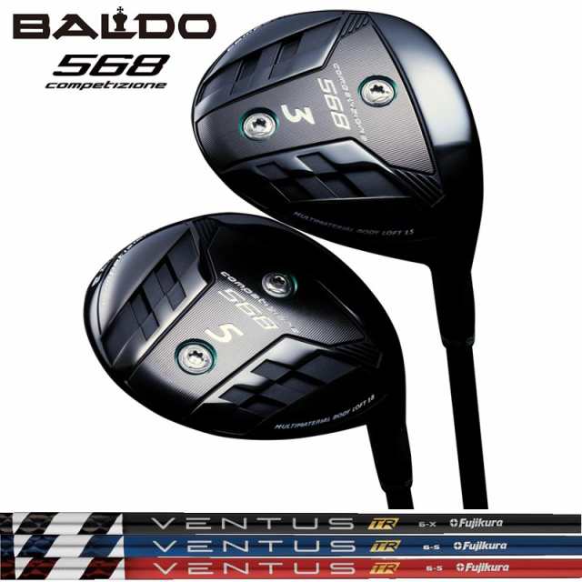 バルド COMPETIZIONE 568 フェアウェイウッド Fujikura VENTUS TR 装着 フジクラ ベンタス BALDO コンペチオーネ FAIRWAY WOOD 【カスタ