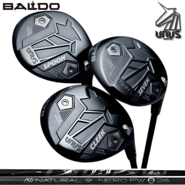 バルド 2026 UNUS フェアウェイウッド ウヌス FD ARCH Natural 9 NERO FW 装着 アーチ ネロ ナチュラル9 【カスタム】【新品】 BALDO MODEL 地クラブ