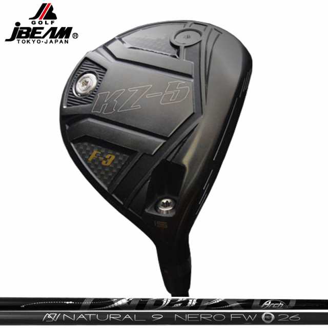 JBEAM KZ-5 フェアウェイウッド ARCH Natural 9 NERO FW 装着 アーチ ネロ ナチュラル9【カスタム】【新品】 KZ5 KZ Jビーム FAIRWAY WOO