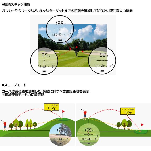 朝日ゴルフ レーザー ＆ GPS 距離計 イーグルビジョン Xi クロスアイ EV-490 EAGLE VISION 【新品】【正規販売店】UAAR GPS距離計 レーザー距離計 距離計測器 ゴルフナビ_5