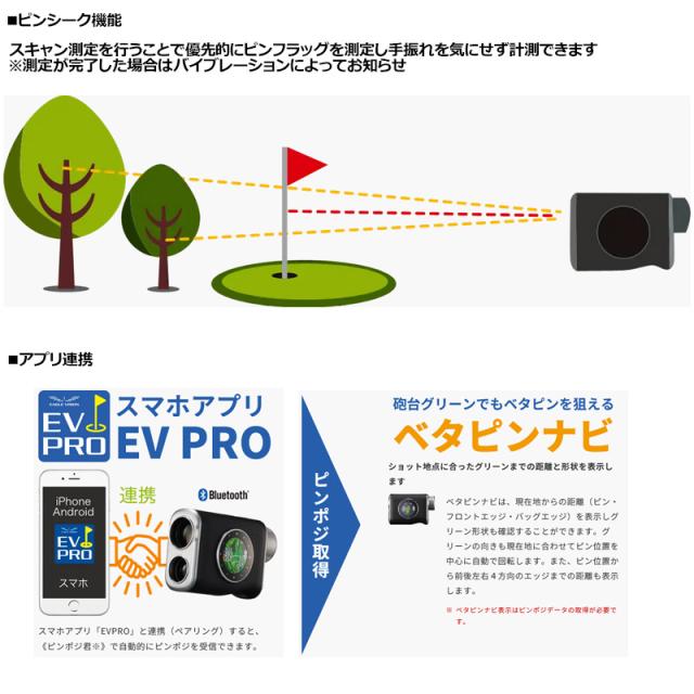 朝日ゴルフ レーザー ＆ GPS 距離計 イーグルビジョン Xi クロスアイ EV-490 EAGLE VISION 【新品】【正規販売店】UAAR GPS距離計 レーザー距離計 距離計測器 ゴルフナビ_6