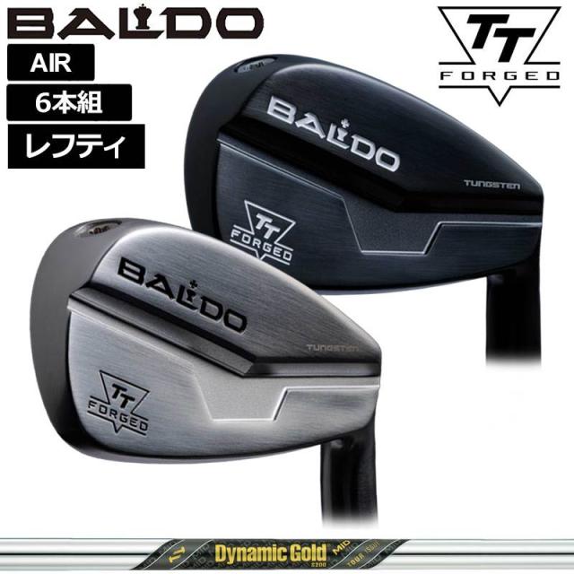 バルド レフティ 2024 TT FORGED AIR アイアン 6本組(＃5-P) ダイナミックゴールド MID TOUR ISSUE 装着 ミッド ツアーイシュー 【カスタム】【新品】 BALDO フォージド エアー 中空 アイアンセット ゴルフ クラブ TOUR SATIN BLACK