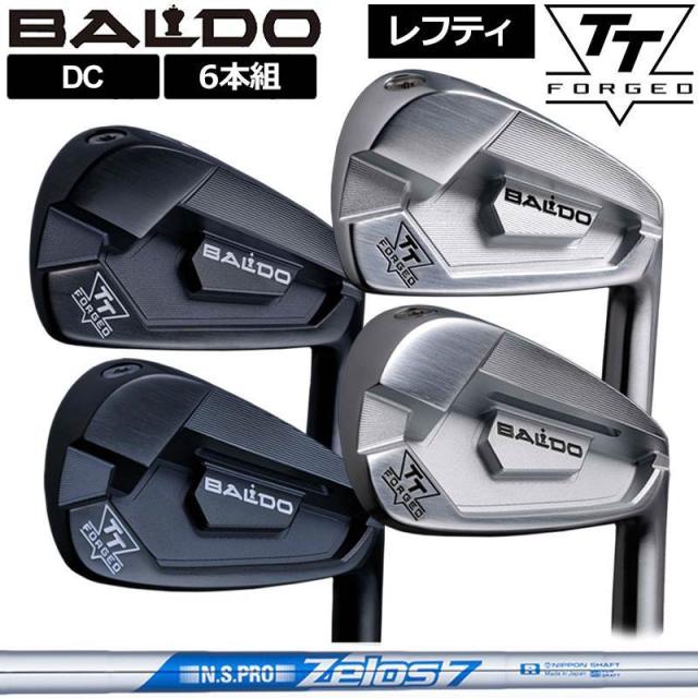 バルド レフティ 2024 TT FORGED アイアン DC 6本組(＃5-P) 日本シャフト ZELOS 7 装着 ゼロス7 スチール 【カスタム】【新品】 BALDO フォージド セット ゴルフ クラブ TOUR SATIN BLACK