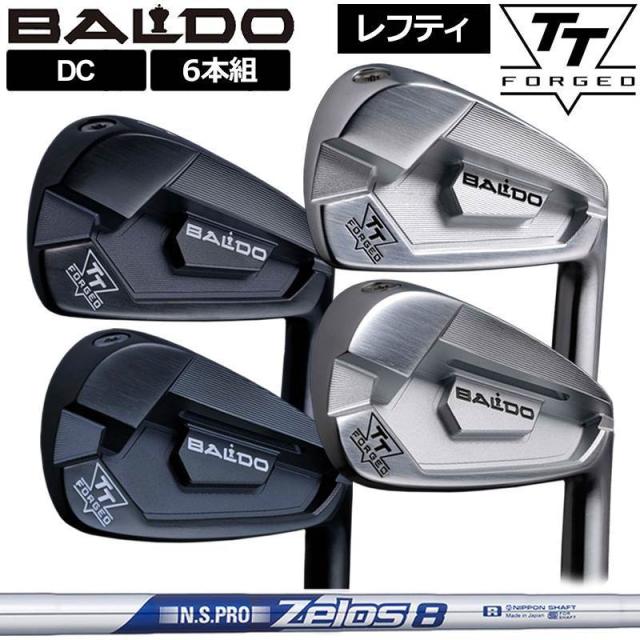 バルド レフティ 2024 TT FORGED アイアン DC 6本組(＃5-P) 日本シャフト ZELOS 8 装着 ゼロス8 スチール 【カスタム】【新品】 BALDO フォージド セット ゴルフ クラブ TOUR SATIN BLACK