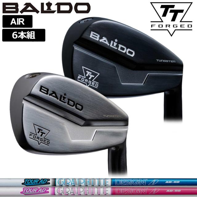 バルド 2024 TT FORGED AIR アイアン 6本組(＃5-P) グラファイトデザイン TourAD AD-50 装着 【カスタム】【新品】 BALDO フォージド エアー 中空 アイアンセット ゴルフ クラブ TOUR SATIN BLACK の通販は 231,660円