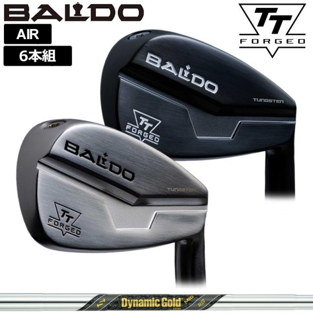 バルド 2024 TT FORGED AIR アイアン 6本組(＃5-P) ダイナミックゴールド MID 115 装着 ミッド 【カスタム】【新品】 BALDO フォージド エアー 中空 アイアンセット ゴルフ クラブ TOUR SATIN BLACK