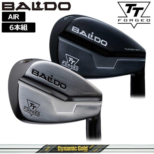 バルド 2024 TT FORGED AIR アイアン 6本組(＃5-P) ダイナミックゴールド MID TOUR ISSUE 装着 ミッド ツアーイシュー 【カスタム】【新品】 BALDO フォージド エアー 中空 アイアンセット ゴルフ クラブ TOUR SATIN BLACK の通販は 234,630円