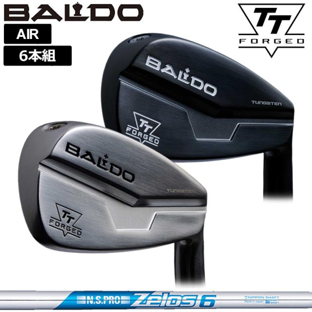 バルド 2024 TT FORGED AIR アイアン 6本組(＃5-P) 日本シャフト ZELOS 6 装着 ゼロス6 スチール 【カスタム】【新品】 BALDO フォージド エアー 中空 アイアンセット ゴルフ クラブ TOUR SATIN BLACK の通販は 216,216円