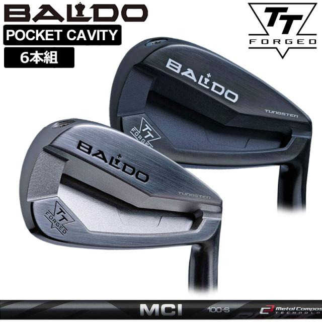 バルド 2024 TT FORGED PC アイアン 6本組(＃5-P) フジクラ MCI BLACK 装着 ブラック 【カスタム】【新品】 BALDO フォージド ポケットキャビティ アイアンセット ゴルフ クラブ TOUR SATIN BLACK の通販は 231,660円