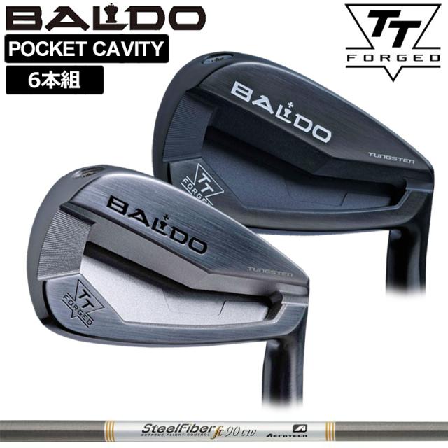 バルド 2024 TT FORGED PC アイアン 6本組(＃5-P) Aerotech Steel Fiber FC series 装着 エアロテック スチールファイバー 【カスタム】【新品】 BALDO フォージド ポケットキャビティ アイアンセット ゴルフ クラブ TOUR SATIN BLACK
