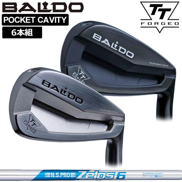 バルド 2024 TT FORGED PC アイアン 6本組(＃5-P) 日本シャフト ZELOS 6 装着 ゼロス6 スチール 【カスタム】【新品】 BALDO フォージド ポケットキャビティ アイアンセット ゴルフ クラブ TOUR SATIN BLACK