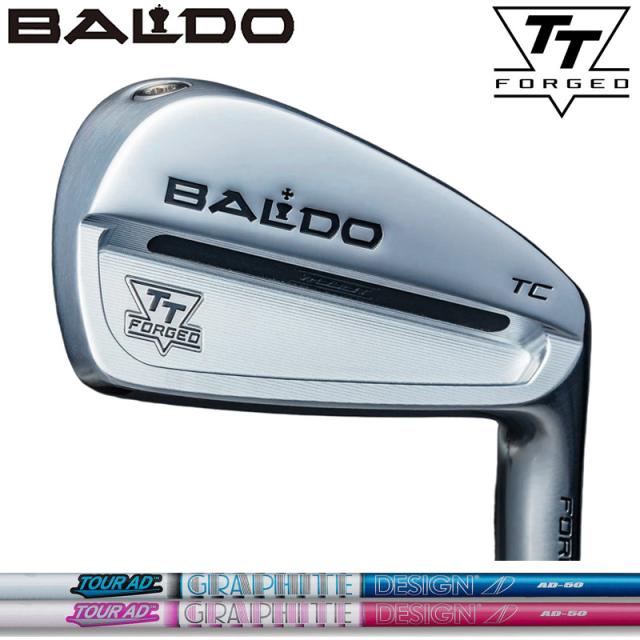 バルド 2025 TT FORGED ツアー キャビティ アイアン サテン 6本組 グラファイトデザイン TourAD AD-50 装着 カーボン 【カスタム】【新品】 BALDO フォージド TC アイアンセット ゴルフ クラブ