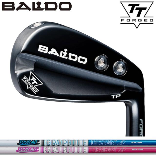 バルド 2025 TT FORGED ツアー ポケット アイアン ブラック 6本組 グラファイトデザイン TourAD AD-50 装着 カーボン 【カスタム】【新品】 BALDO フォージド TP アイアンセット ゴルフ クラブ
