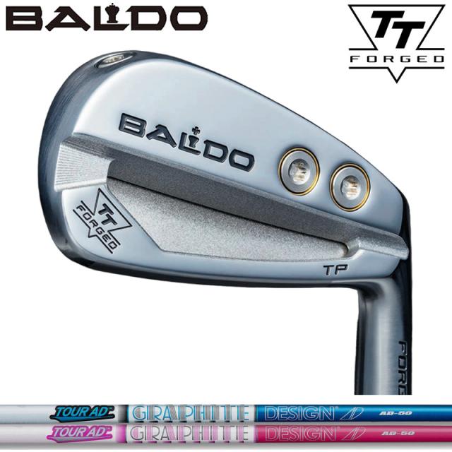 バルド 2025 TT FORGED ツアー ポケット アイアン サテン 6本組 グラファイトデザイン TourAD AD-50 装着 カーボン 【カスタム】【新品】 BALDO フォージド TP アイアンセット ゴルフ クラブ