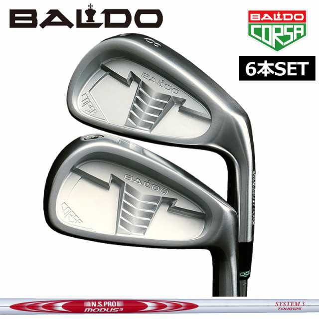 【カスタム】バルド コルサ DC アイアンセット 6本組(#5-PW) N.S.PRO MODUS3 SYSTEM3 TOUR 125 装着 CORSA FORGED IRON 【新品】 BALDO