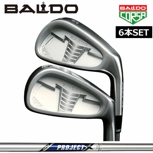 バルド コルサ DC アイアンセット 6本組(#5-PW) PROJECT X 装着 PJX CORSA FORGED IRON 【カスタム】【新品】 BALDO スチール シャフト