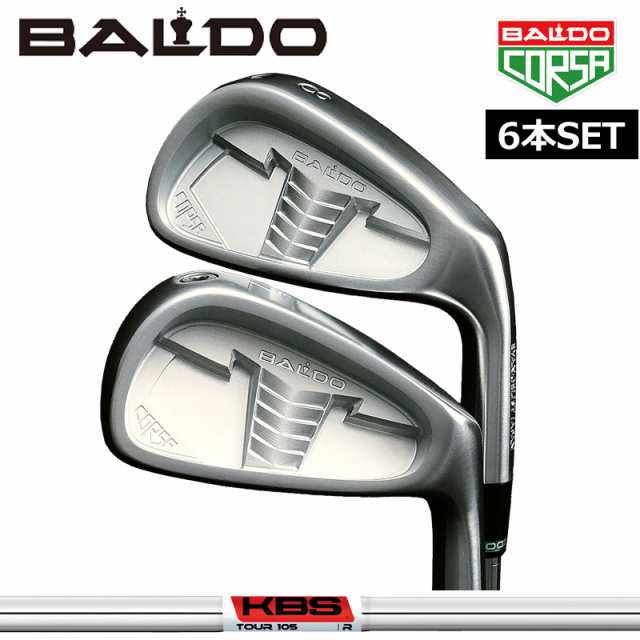 バルド コルサ DC アイアンセット 6本組(#5-PW) KBS TOUR 105 装着 CORSA FORGED IRON 【カスタム】【新品】 BALDO スチール シャフト フ