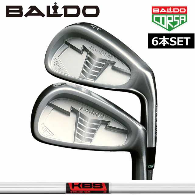 バルド コルサ DC アイアンセット 6本組(#5-PW) KBS TOUR 90 装着 CORSA FORGED IRON 【カスタム】【新品】 BALDO スチール シャフト フ