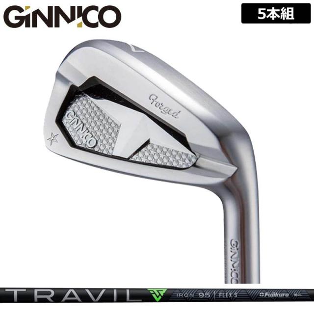 ジニコ PC アイアン 5本組(＃6-P) フジクラ TRAVIL IRON 装着 トラビル シャフト 【カスタム】【新品】 イオンスポーツ GINNICO セット ゴルフ クラブ