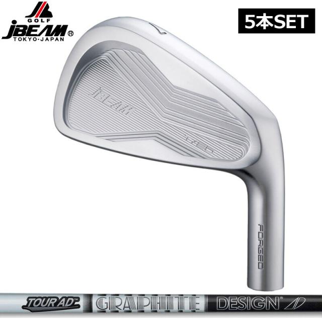 JBEAM T/20 アイアンセット 5本組(#6-PW) グラファイトデザイン TourAD AD-55/AD-65 TypeII/AD-75/AD-85/AD-95 装着 【カスタム】【新品】 T20 Jビーム カーボンシャフト 地クラブ の通販は 83,615円