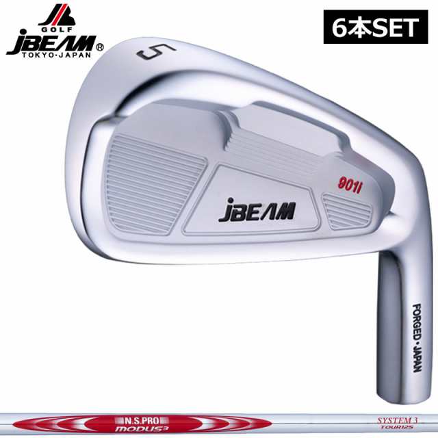 JBEAM T901i アイアンセット 6本組(#5-PW) N.S.PRO MODUS3 SYSTEM3 TOUR 125 装着 【カスタム】【新品】 Jビーム スチールシャフト 地ク