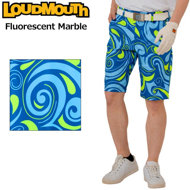 ラウドマウス メンズ ショートパンツ ストレッチ Fluorescent Marble フローレッセントマーブル 763302(353) 【日本規格】【メール便発送】【新品】SAAR Loudmouth ゴルフウェア 派手 MAY2