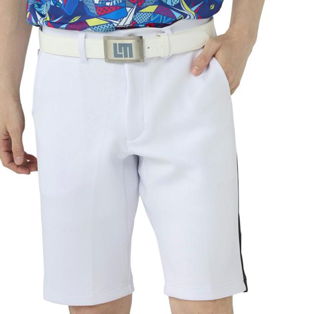 ラウドマウス メンズ ショートパンツ 軽量ダンボールニット White ホワイト 763307(999) 【日本規格】【新品】SAAR Loudmouth ゴルフウェア 派手 MAY2_1