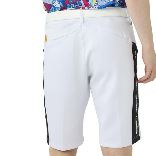 ラウドマウス メンズ ショートパンツ 軽量ダンボールニット White ホワイト 763307(999) 【日本規格】【新品】SAAR Loudmouth ゴルフウェア 派手 MAY2_2