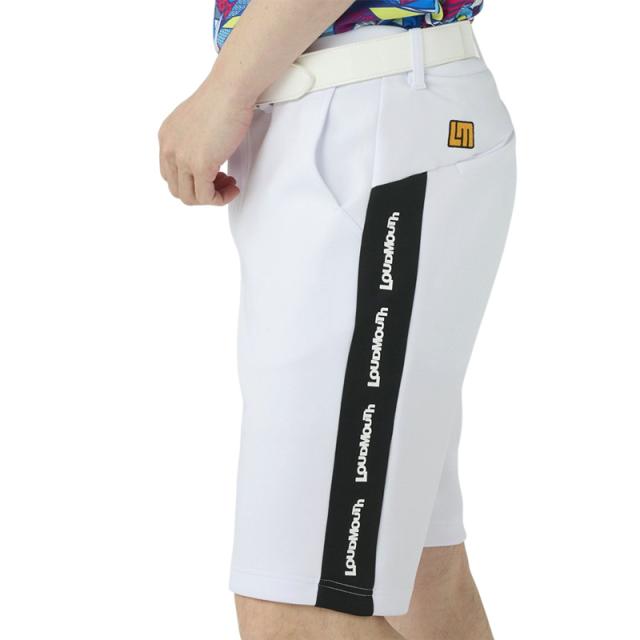 ラウドマウス メンズ ショートパンツ 軽量ダンボールニット White ホワイト 763307(999) 【日本規格】【新品】SAAR Loudmouth ゴルフウェア 派手 MAY2_3
