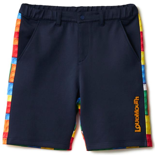 ラウドマウス 2025 メンズ ショートパンツ ダンボールニット 柄切替 UV CUT  ストレッチ 775302 ハーフパンツ 日本規格【新品】25SS Loudmouth ゴルフウェア SEP3 ラウドマウス 2025 メンズ ショートパンツ ダンボールニット 柄切替 UV