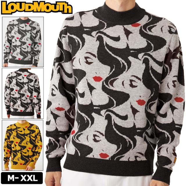 ラウドマウス メンズ モックネック セーター 773701 Mona モナ 【日本規格】【新品】SCBR Loudmouuth ニット ゴルフウェア メンズウェア トップス OCT2